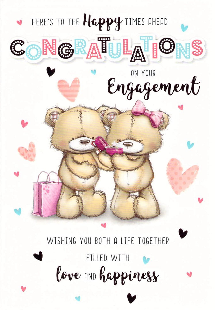 Engagement - Greeting Card - Multi Buy Discount - Free P&P