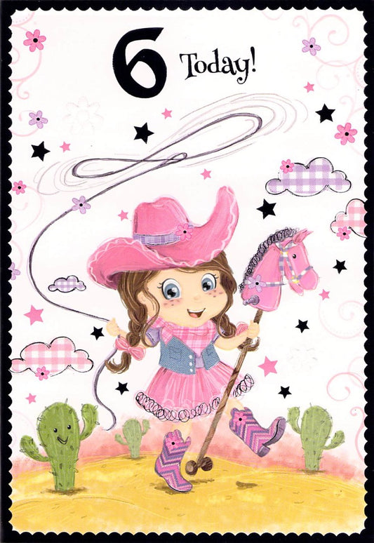 This Age 6 Birthday - Greeting Card - Multi Buy Discount - Free P&P is a Greeting Card priced at £ 1.99 from Made To Be Treasured range. Produced by Generic for excellent quality