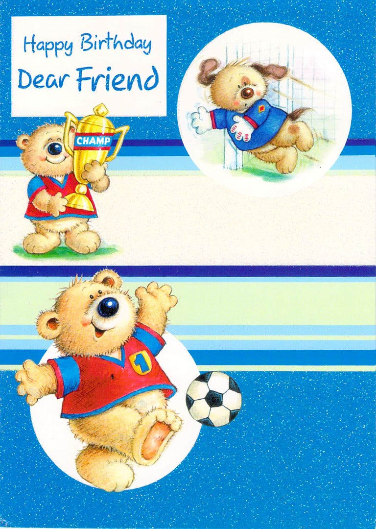 Friend Birthday - Multi Buy Discount - Greeting Card - Free P&P