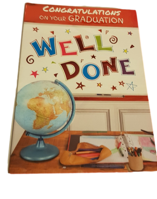 This Congratulations - Graduation - Greeting Card - Free Postage is a Greeting Card priced at £ 1.56 from Made To Be Treasured range. Produced by Poppy Hill for excellent quality