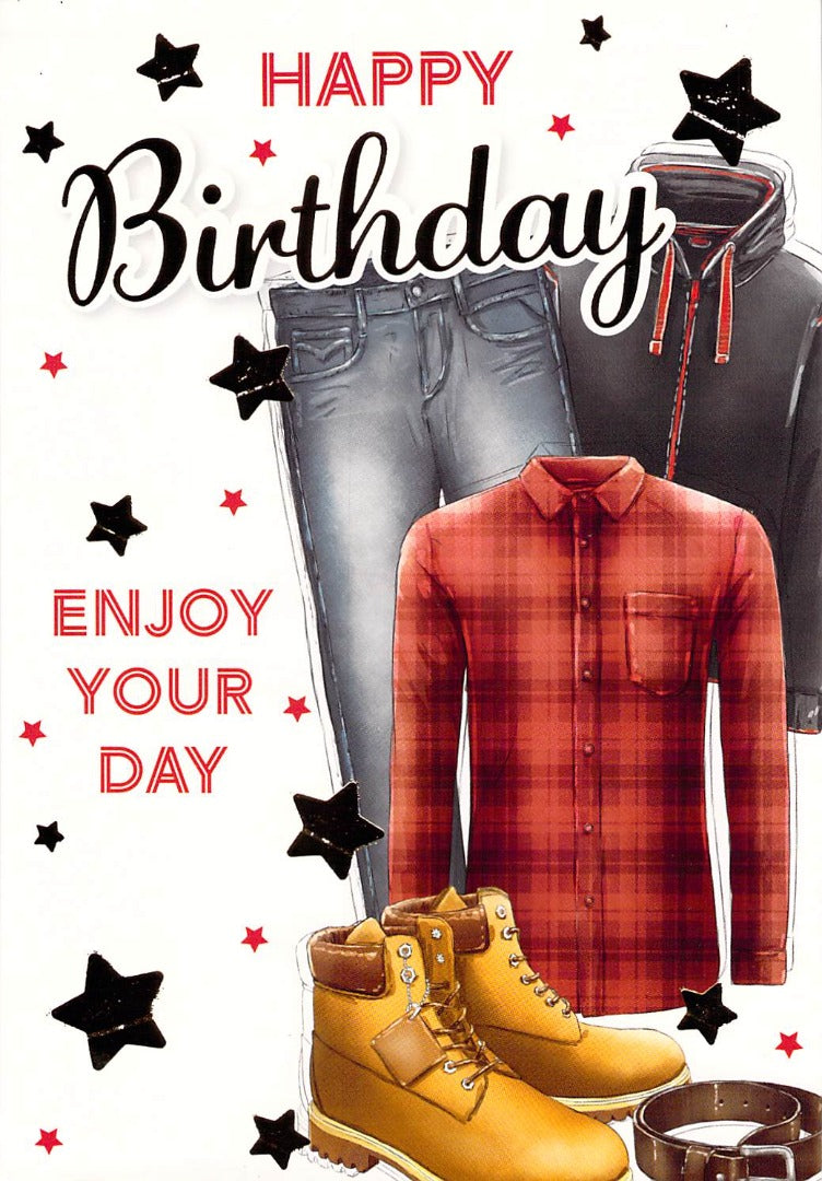 This Birthday (Clothes) - Greeting Card - Multi Buy Discount -Free P&P is a Greeting Card priced at £ 1.65 from Made To Be Treasured range. Produced by Generic for excellent quality