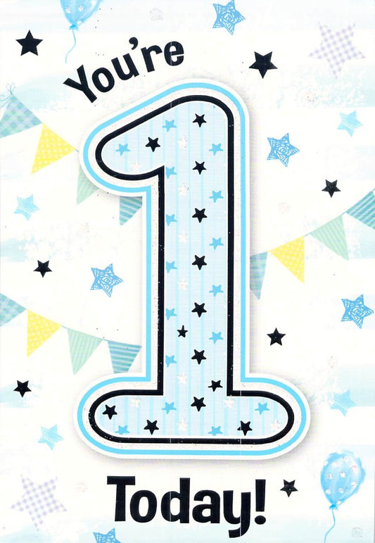 This Birthday - 1st Birthday - Greeting Card - Free Postage is a Greeting Card priced at £ 1.99 from Made To Be Treasured range. Produced by Generic for excellent quality