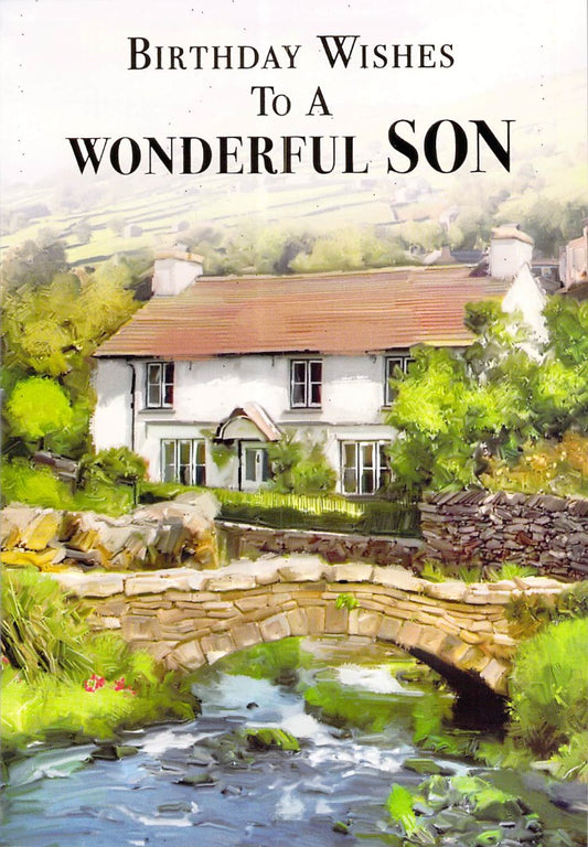 This Birthday - Son - Bridge - Greeting Card - Free Postage is a Greeting Card priced at £ 1.99 from Made To Be Treasured range. Produced by Poppy Hill for excellent quality