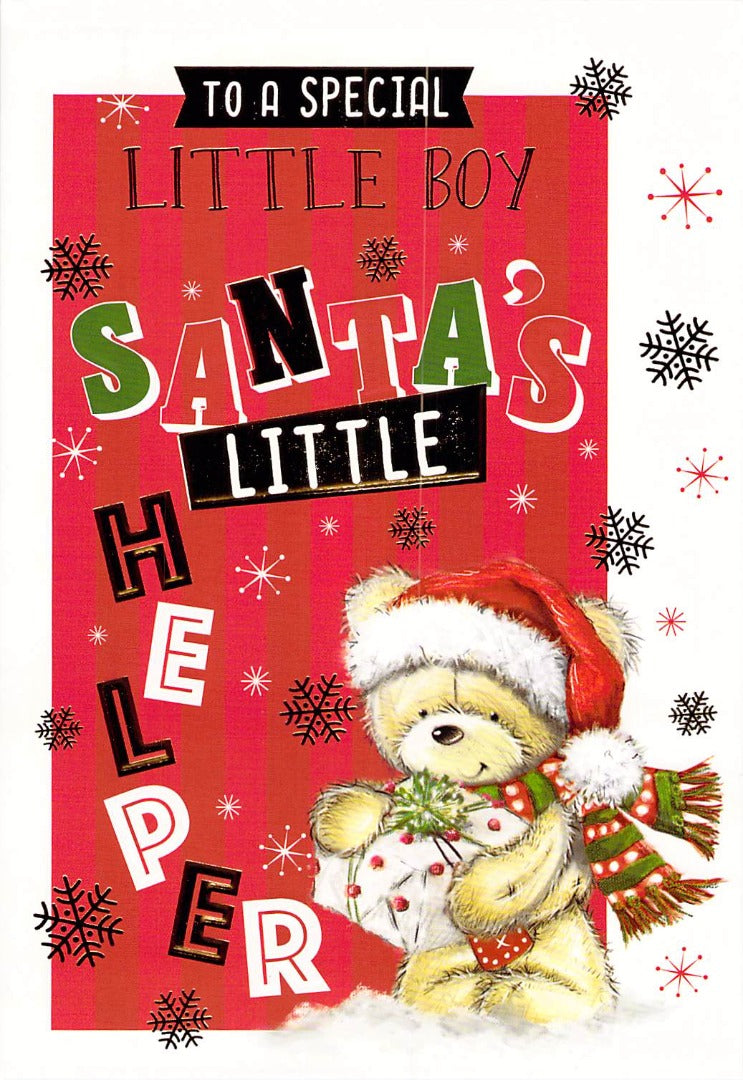 This Christmas - Special Boy - Santa Helper - Greeting Card - Free Postage is a Greeting Card priced at £ 1.79 from Made To Be Treasured range. Produced by Generic for excellent quality