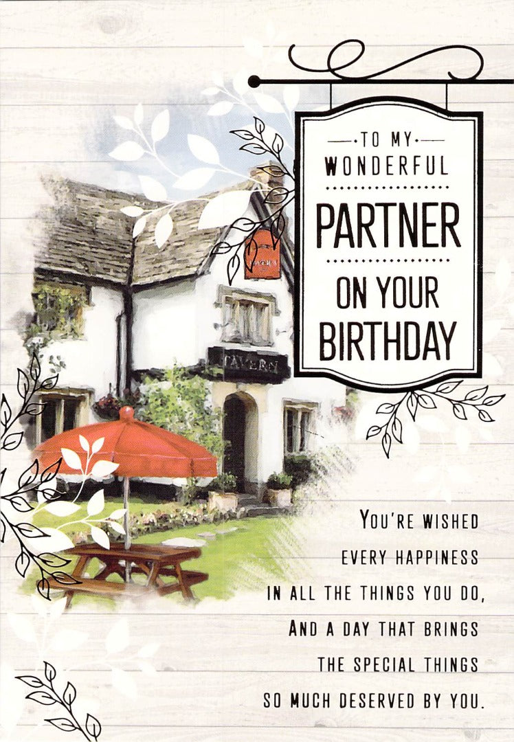 Birthday - Partner - Greeting Card - Multi Buy Discount