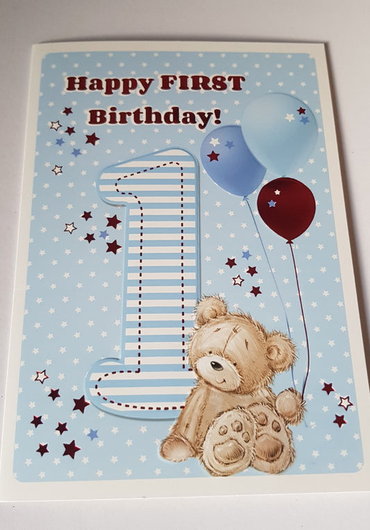 This 1st Birthday - Greeting Card - Multibuy is a Greeting Card priced at £ 1.99 from Made To Be Treasured range. Produced by Generic for excellent quality
