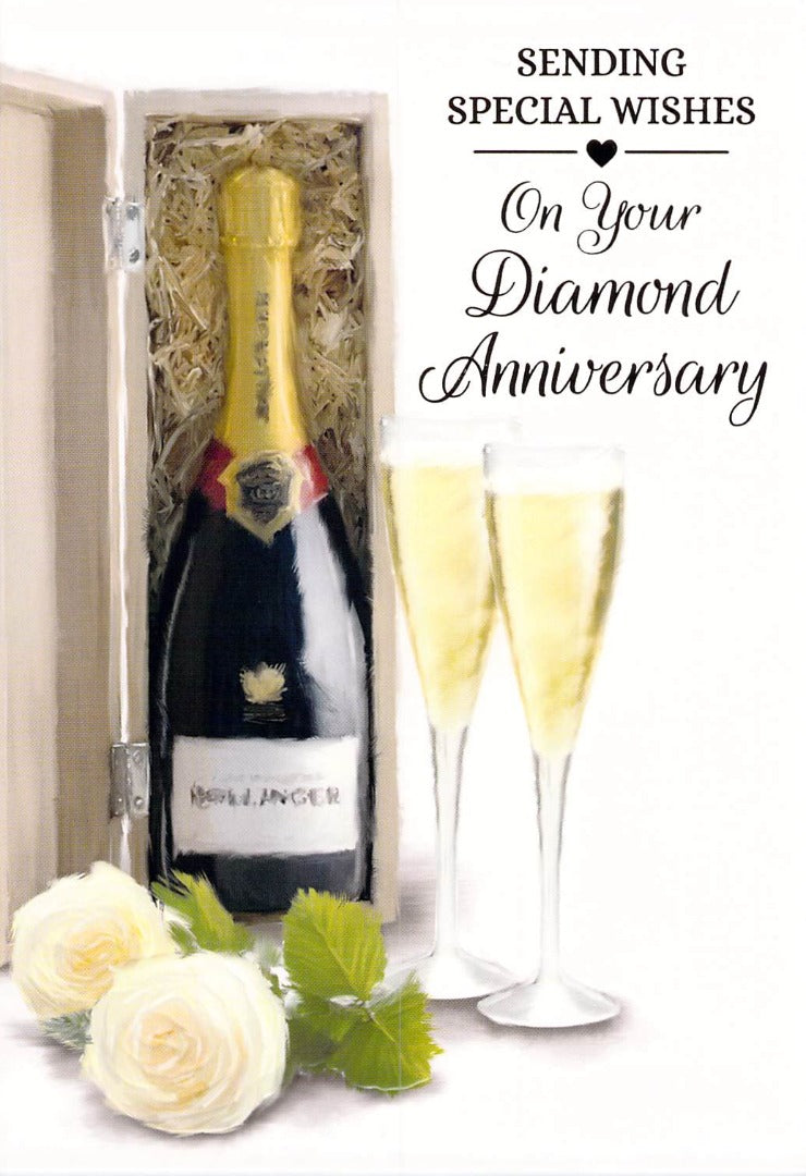 Anniversary - Diamond - Greeting Card