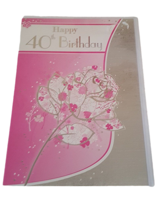 This Age 40 - Birthday - Greeting Card is a Greeting Card priced at £ 1.99 from Made To Be Treasured range. Produced by Generic for excellent quality