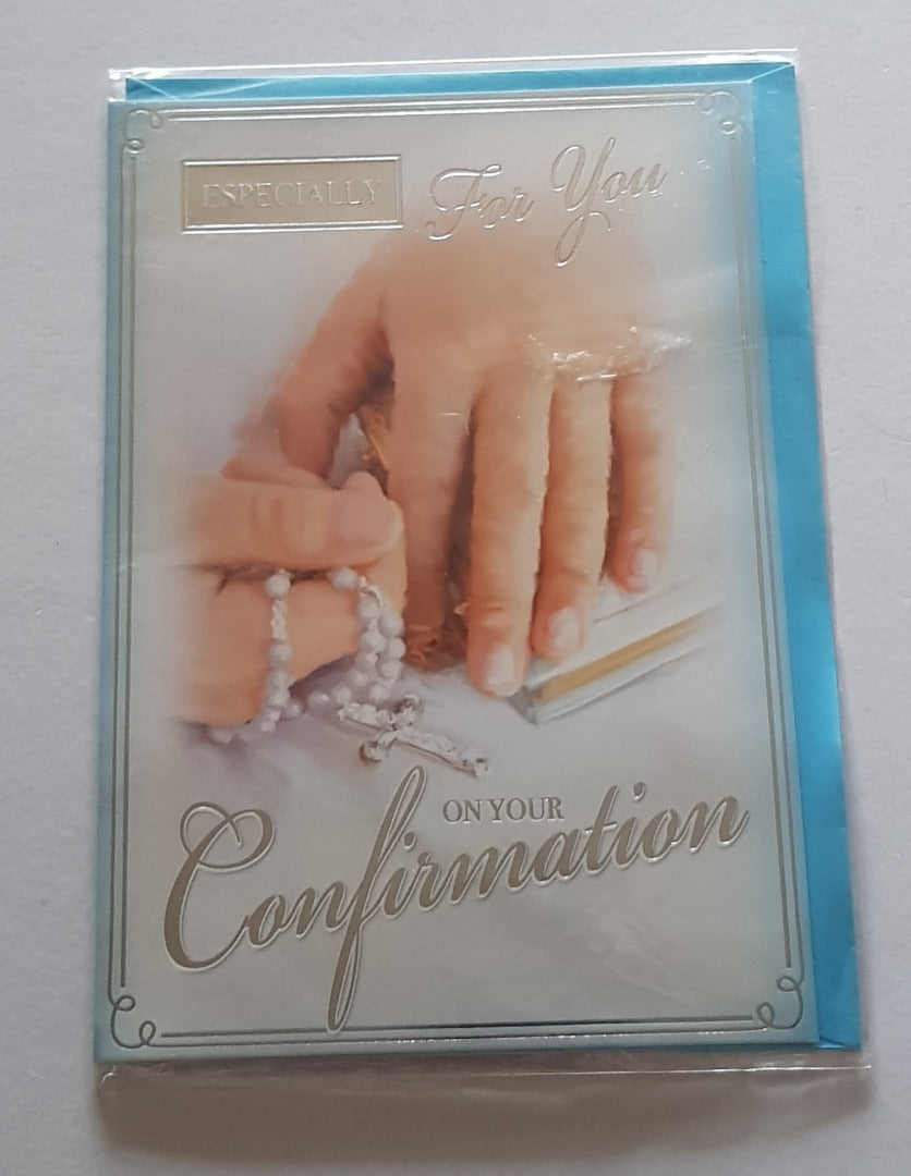 This Confirmation - Greeting Card - Blue - Free Postage is a Greeting Card priced at £ 1.99 from Made To Be Treasured range. Produced by Generic for excellent quality