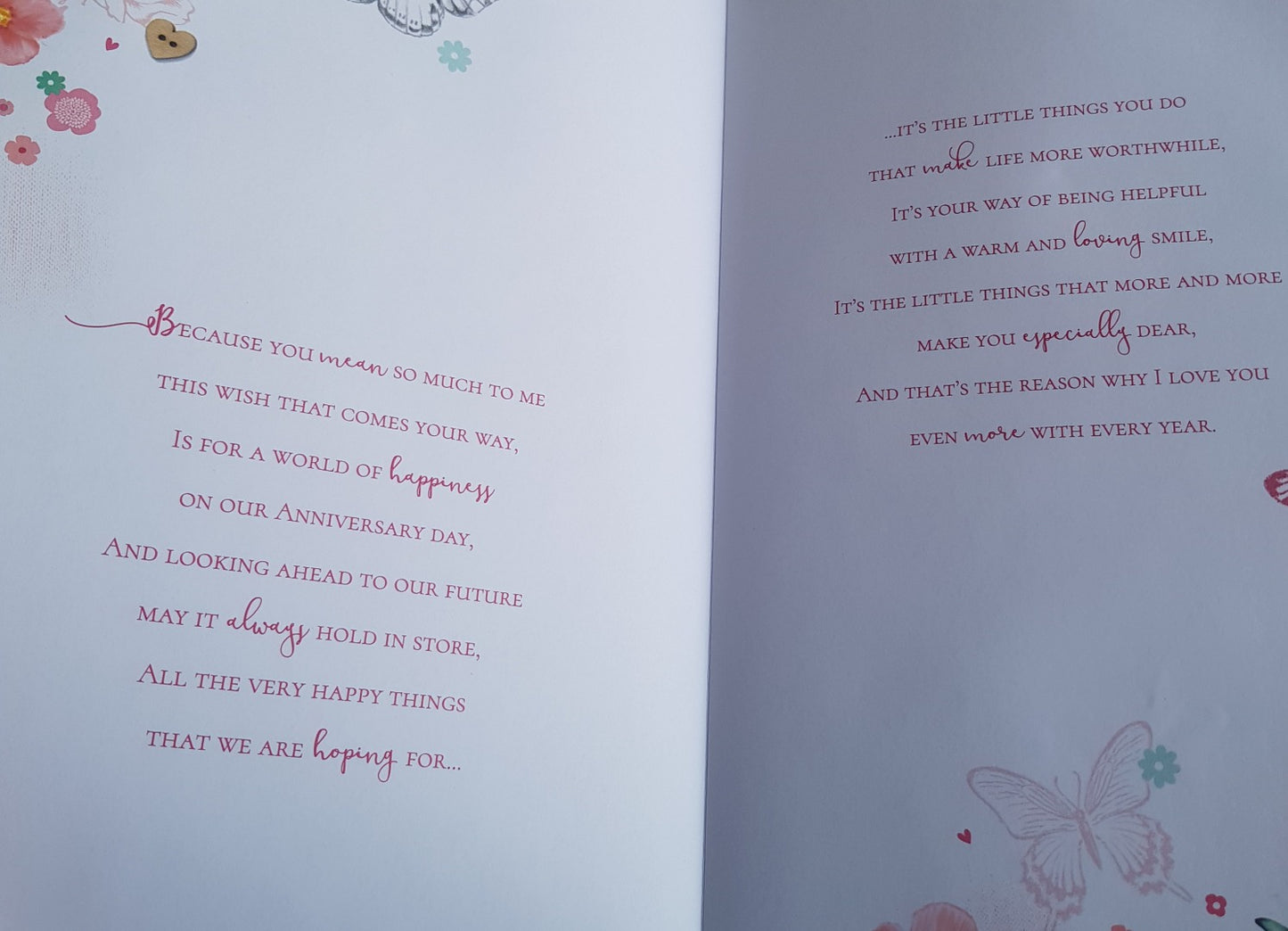 Greeting Card, Story Card, Wife Birthday, Free P&P