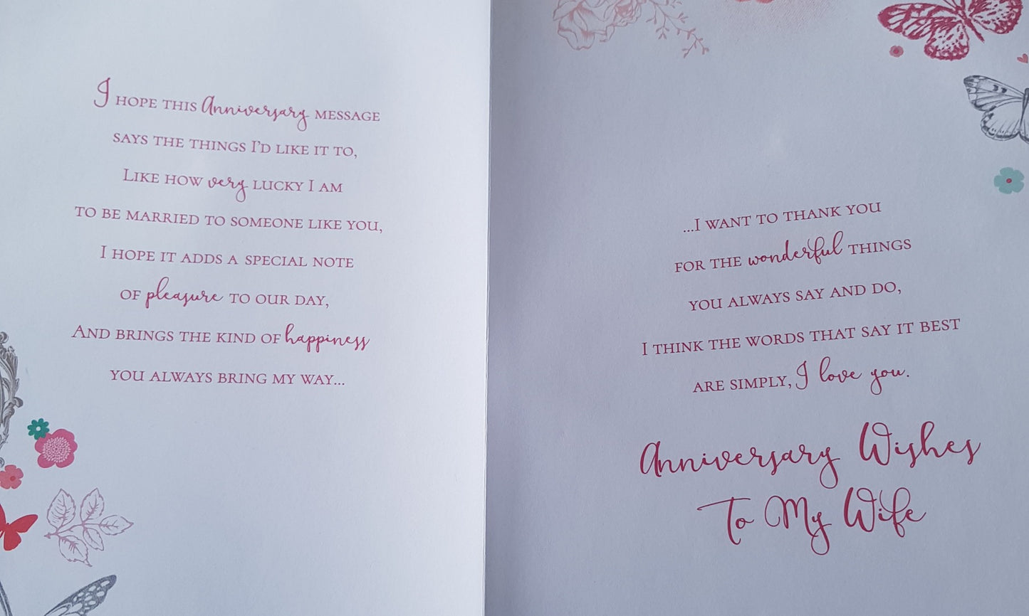 Greeting Card, Story Card, Wife Birthday, Free P&P