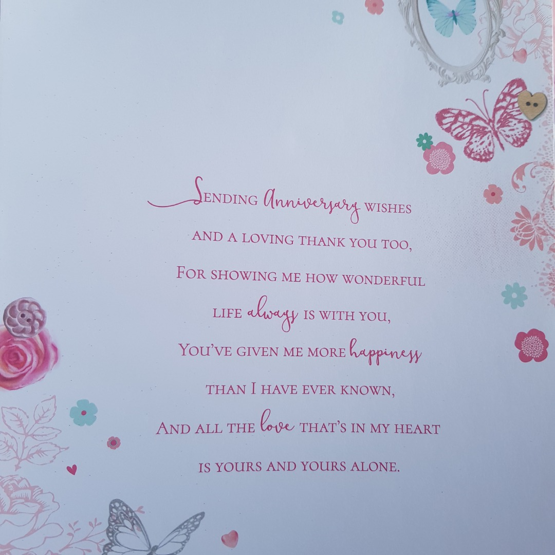 Greeting Card, Story Card, Wife Birthday, Free P&P