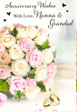 Load image into Gallery viewer, Anniversary -Nanna / Grandad - Greeting Card
