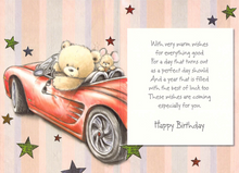 Load image into Gallery viewer, Birthday - Son - Car - Greeting Card - Free Postage
