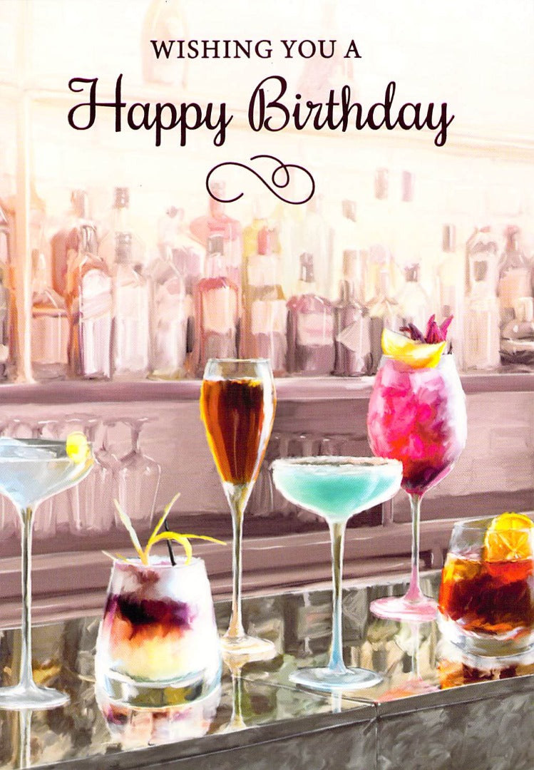 This Birthday - General Birthday - Cocktails / Bar - Greeting Card - Free Postage is a Greeting Card priced at £ 1.99 from Made To Be Treasured range. Produced by Generic for excellent quality