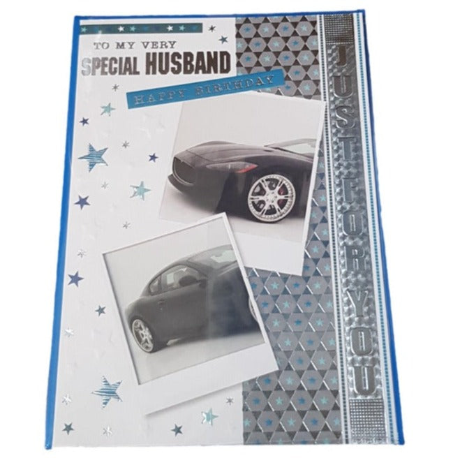 This Birthday - Husband - Cars - Greeting Card - Multibuy is a Greeting Card priced at £ 1.99 from Made To Be Treasured range. Produced by Generic for excellent quality
