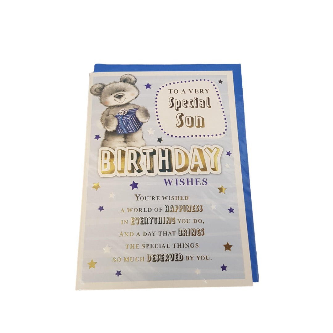 This Birthday - Son - Bear - Greeting Card is a Greeting Card priced at £ 1.99 from Made To Be Treasured range. Produced by Generic for excellent quality