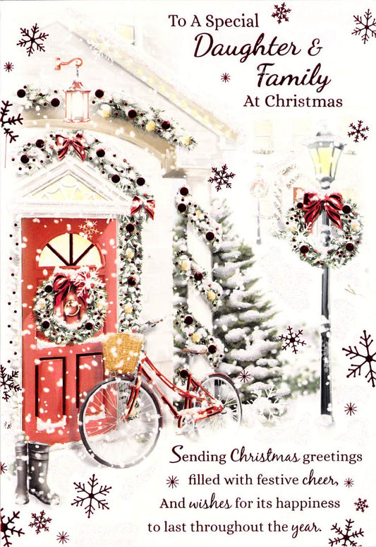 This Christmas - Daughter & Family - Greeting Card - Multi Buy - Free P&P is a Greeting Card priced at £ 1.79 from Made To Be Treasured range. Produced by Generic for excellent quality