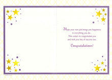 Load image into Gallery viewer, Congratulations - New Job  - Well Done -  Greeting Card - Multibuy
