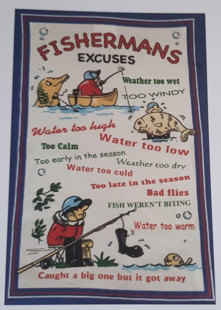 This Tea Towel - Fishermen - Perfect Gift is a Greeting Card priced at £ 8.00 from Made To Be Treasured range. Produced by unknown for excellent quality