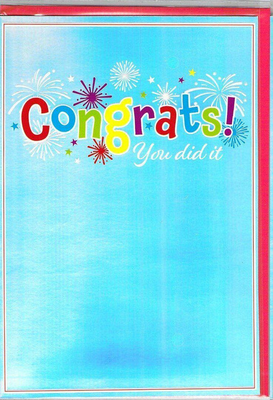 This Congrats - Holographic - Greeting Card is a Greeting Card priced at £ 1.99 from Made To Be Treasured range. Produced by Generic for excellent quality
