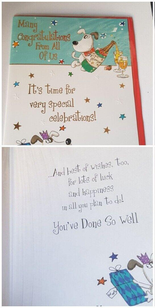 This Congratulations - Greeting Card - Free Postage is a Greeting Card priced at £ 1.79 from Made To Be Treasured range. Produced by Generic for excellent quality