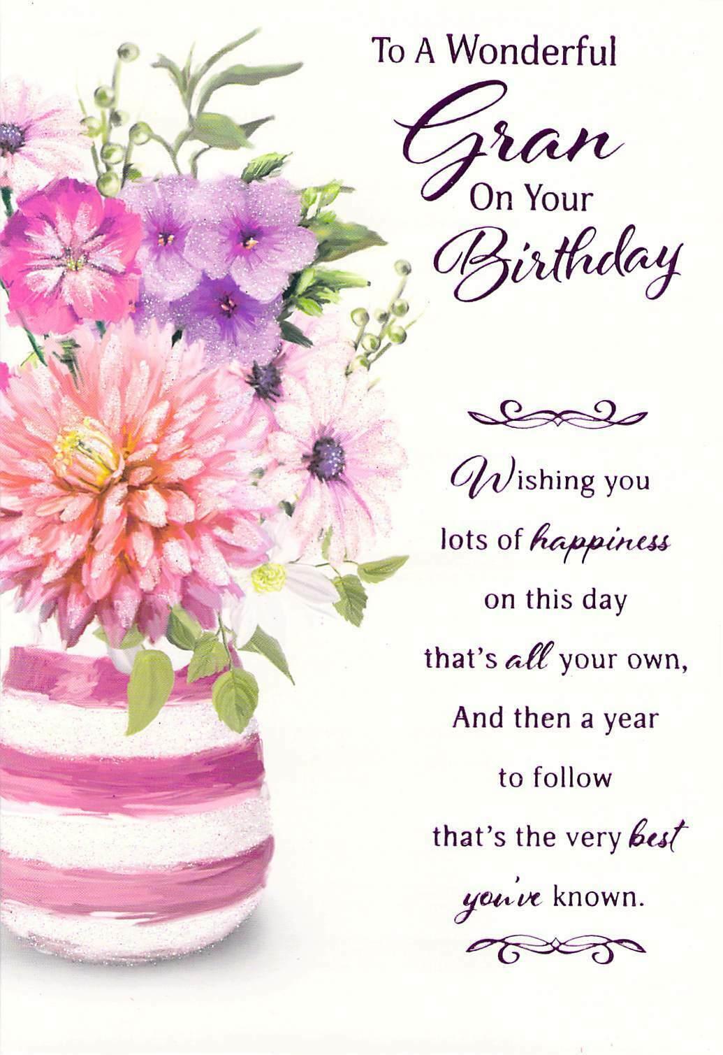 This Gran Birthday - Greeting Card - Brand New is a Greeting Card priced at £ 1.75 from Made To Be Treasured range. Produced by Generic for excellent quality