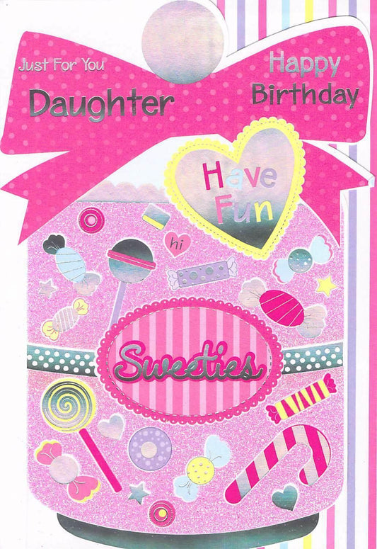 This Daughter Birthday - Greeting Card - Brand New is a Greeting Card priced at £ 1.75 from Made To Be Treasured range. Produced by Generic for excellent quality