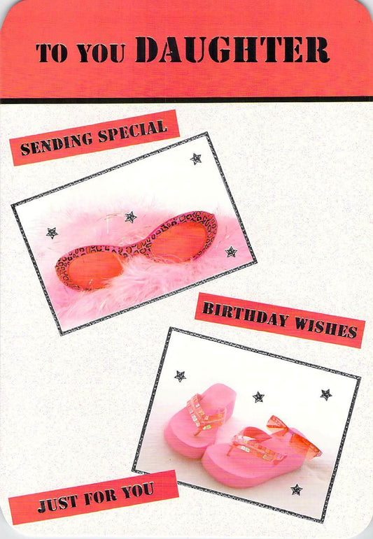 This Daughter Birthday Card - Greeting Card - Brand New is a Greeting Card priced at £ 1.75 from Made To Be Treasured range. Produced by Generic for excellent quality