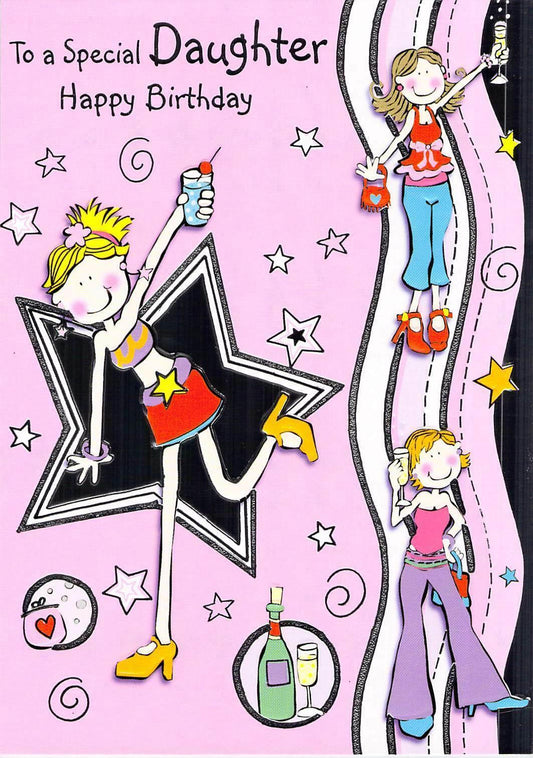This Daughter Birthday Card- Greeting Card - Brand New is a Greeting Card priced at £ 1.75 from Made To Be Treasured range. Produced by Generic for excellent quality