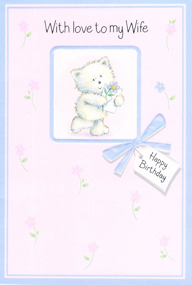 This Wife Birthday - Greeting Card - Brand New is a Greeting Card priced at £ 1.75 from Made To Be Treasured range. Produced by n/a for excellent quality