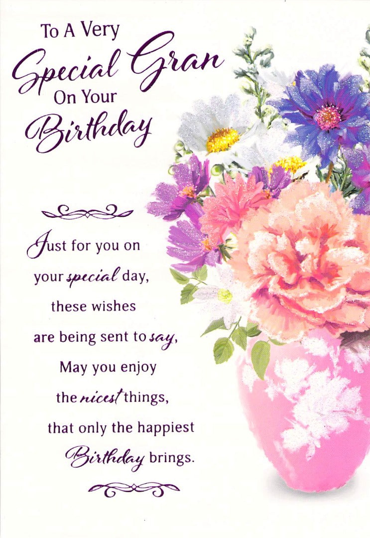 This Gran Birthday - Greeting Card - Brand New is a Greeting Card priced at £ 1.75 from Made To Be Treasured range. Produced by n/a for excellent quality