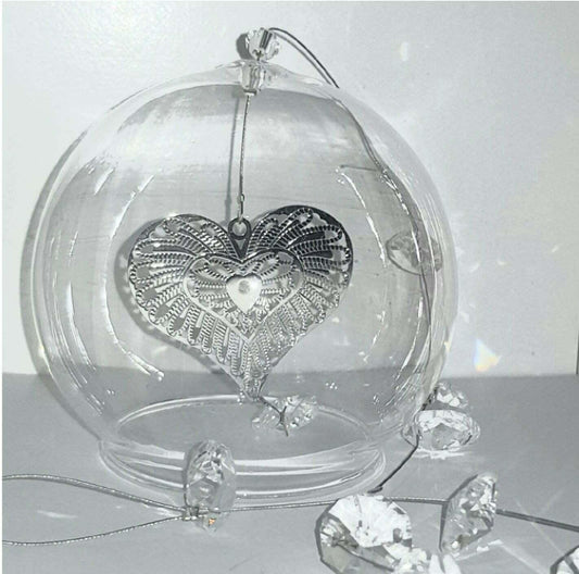 This Glass Sun catcher / Bauble - Gift Boxed - Free Postage is a Greeting Card priced at £ 10.00 from Made To Be Treasured range. Produced by Generic for excellent quality