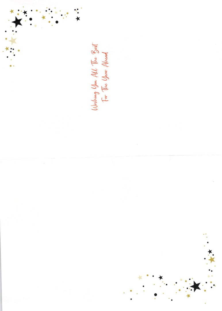 This Happy New Year- Stars - Greeting Cards is a Greeting Card priced at £ 2.79 from Made To Be Treasured range. Produced by Kingfisher for excellent quality