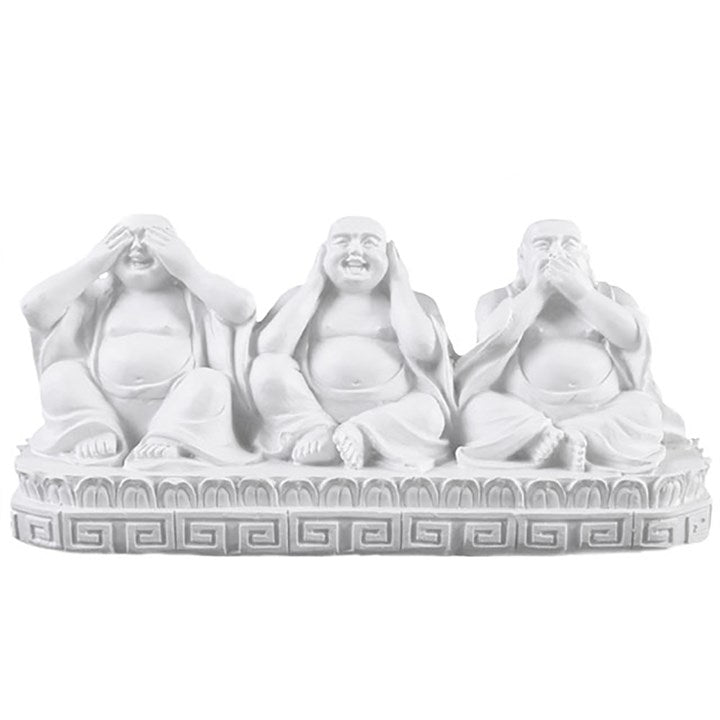 This SEE, SPEAK, HEAR NO EVIL BUDDHAS - Ornament - Gift Idea is a Greeting Card priced at £ 13.50 from Made To Be Treasured range. Produced by Something Different for excellent quality