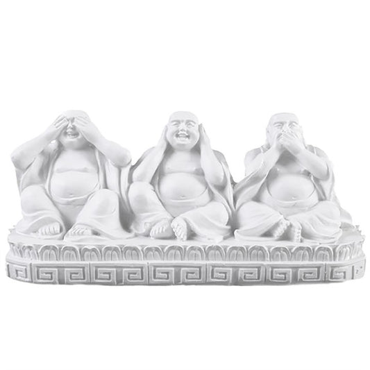 This SEE, SPEAK, HEAR NO EVIL BUDDHAS - Ornament - Gift Idea is a Greeting Card priced at £ 13.50 from Made To Be Treasured range. Produced by Something Different for excellent quality