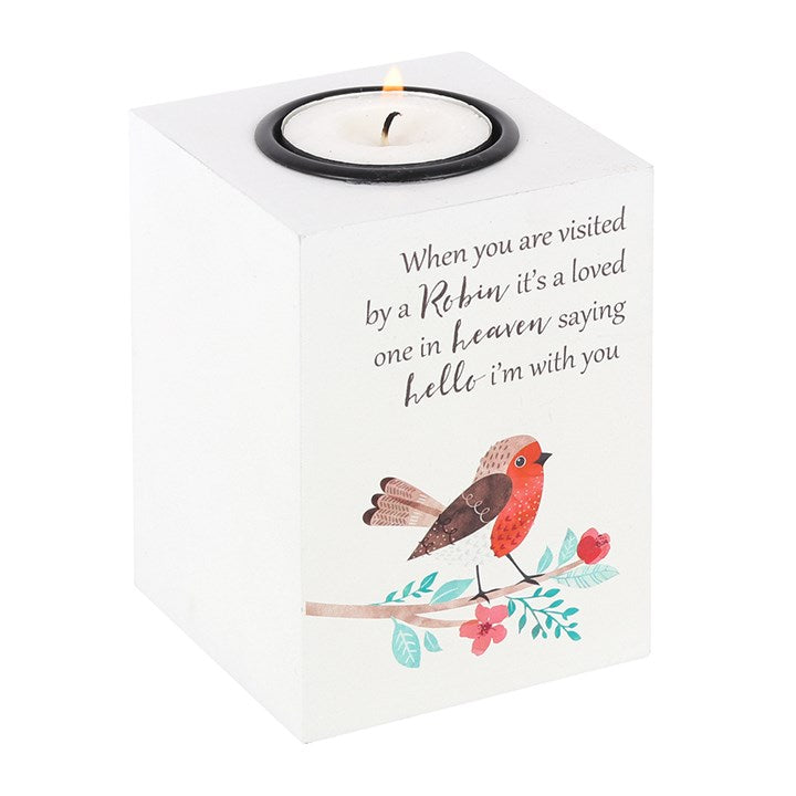 This Robin Tealight Holder is a Greeting Card priced at £ 12.00 from Made To Be Treasured range. Produced by something Different for excellent quality