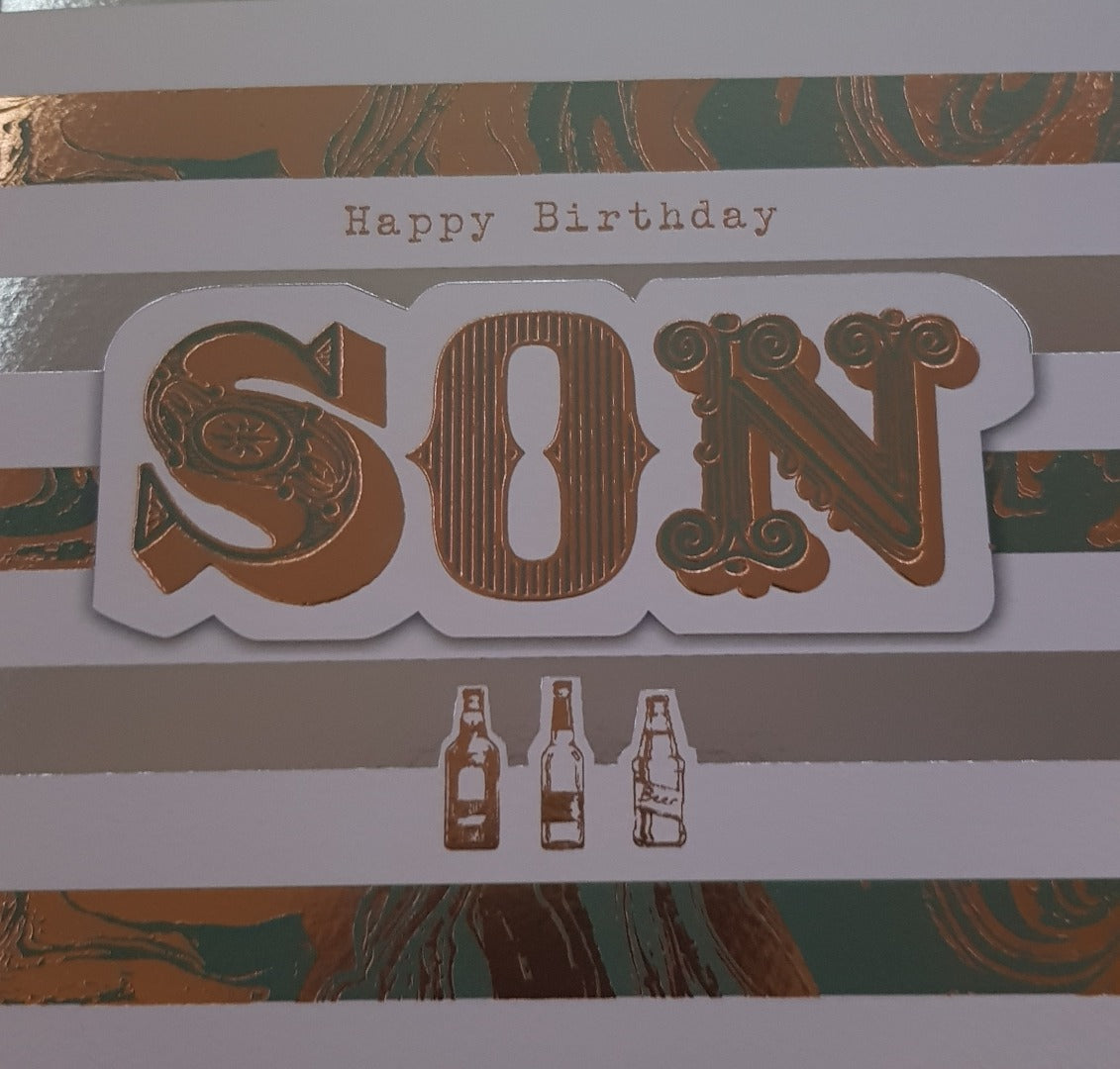This Son - Birthday - Greeting Card - Card is a Greeting Card priced at £ 4.50 from Made To Be Treasured range. Produced by n/a for excellent quality