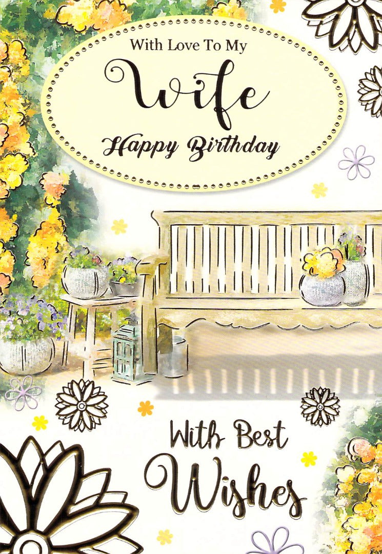 This Wife - Birthday - Greeting Card - wrapped is a Greeting Card priced at £ 1.79 from Made To Be Treasured range. Produced by n/a for excellent quality