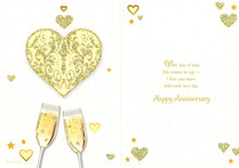 Load image into Gallery viewer, Husband - Anniversary - Greeting Card - wrapped
