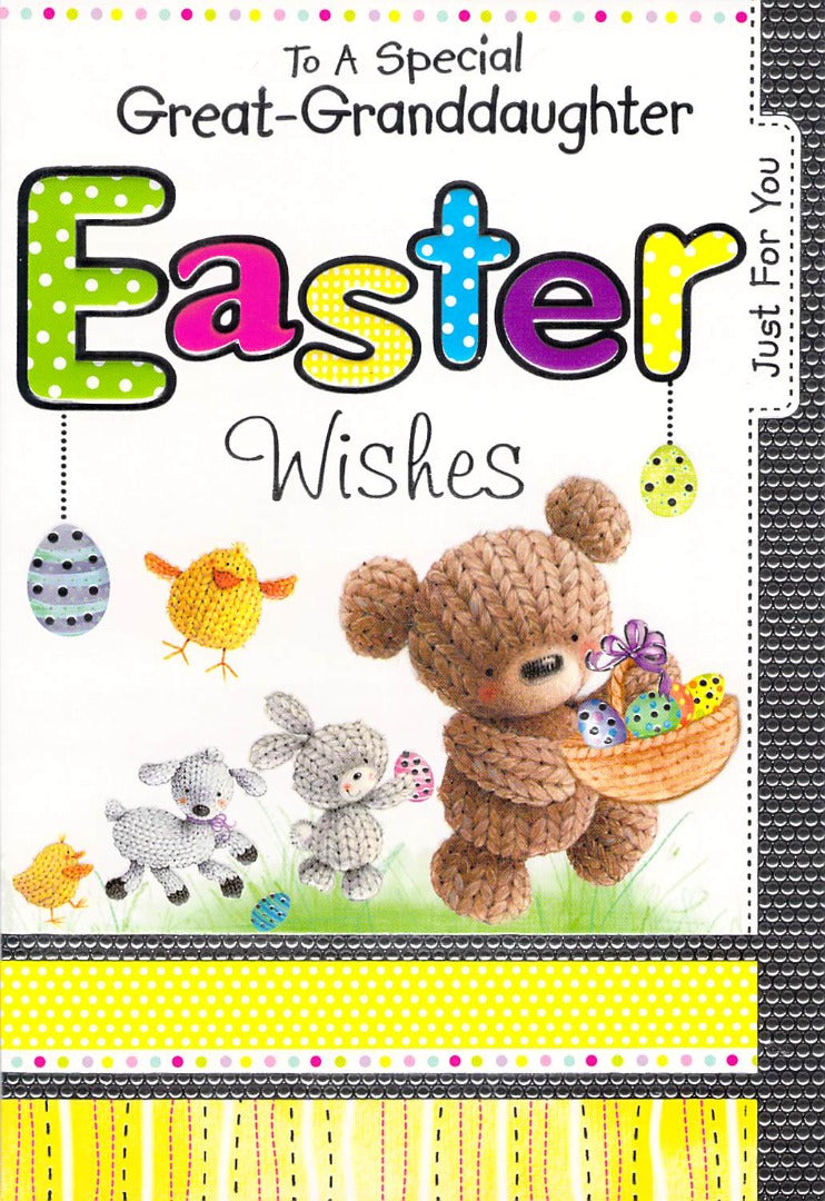 Easter - Great-Granddaughter - Greeting Card