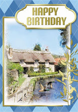 Load image into Gallery viewer, General / Open - Birthday - Greeting Card - River /Cottage
