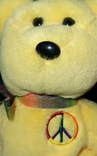 Load image into Gallery viewer, 2023 PEACE II Yellow BEAR 30th Anniversary Ty Beanie Babies *MWMT*
