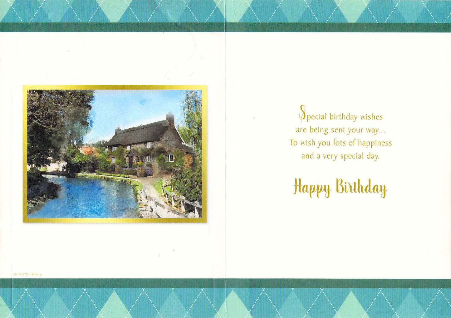 Grandson Birthday - Gold Foiled - Greeting Card