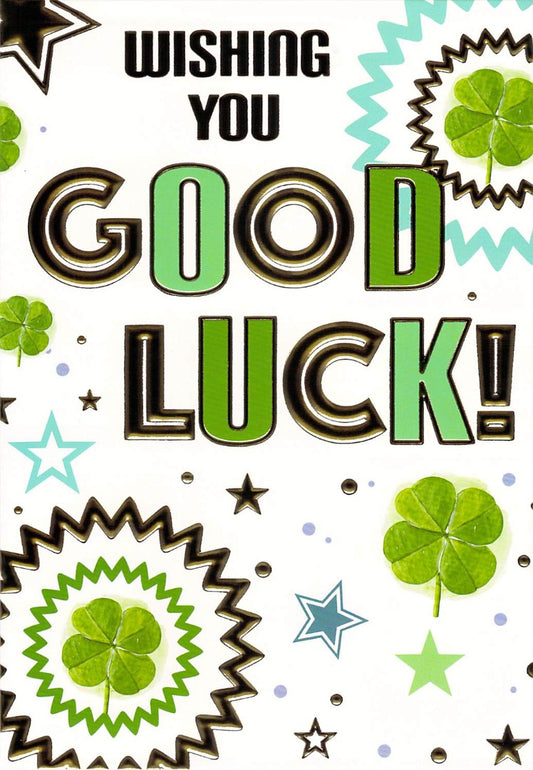 This Good Luck - Greeting Card - Good Quality is a Greeting Card priced at £ 1.59 from Made To Be Treasured range. Produced by Silverline for excellent quality