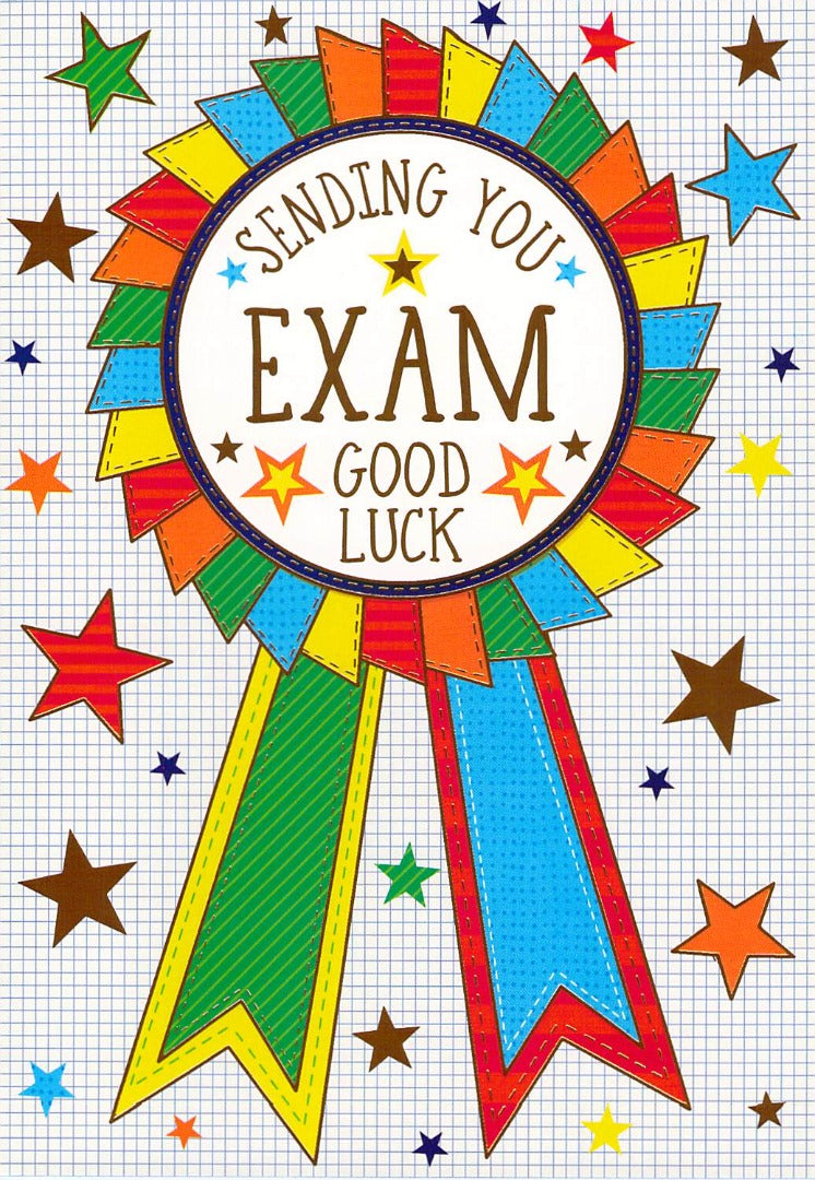 This Good Luck - Greeting Card - Exam - Good Quality is a Greeting Card priced at £ 1.69 from Made To Be Treasured range. Produced by Silverline for excellent quality
