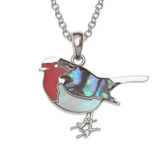 Load image into Gallery viewer, Robin Pendant Necklace - Paua Shell &amp; Mother of Pearl - Gift Boxed
