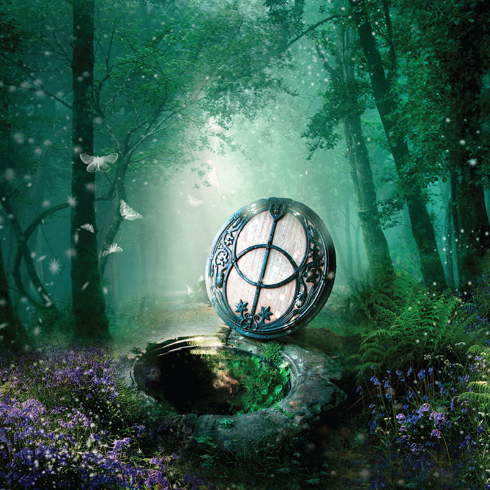This Artist Blank Greeting Card - Chalice Well - Any occasion - By Angie Latham is a Greeting Card priced at £ 3.99 from Made To Be Treasured range. Produced by Heart Of Garden for excellent quality