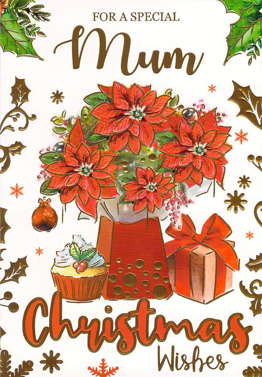 This Mum - Christmas - Flowers - Greeting Card is a Greeting Card priced at £ 1.60 from Made To Be Treasured range. Produced by Generic for excellent quality