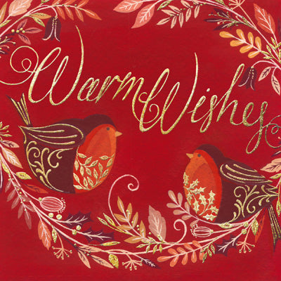 This Christmas Greeting Card - Blank - Robins is a Greeting Card priced at £ 6.49 from Made To Be Treasured range. Produced by Heart Of Garden for excellent quality